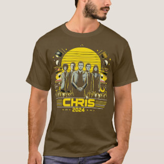Camiseta Chris 2024 Chris Personalizado Primeiro Nome Para