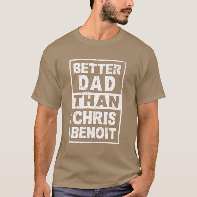 Camiseta Chris Benoit Melhor Dadhan Chris Benoit garota (Frente)