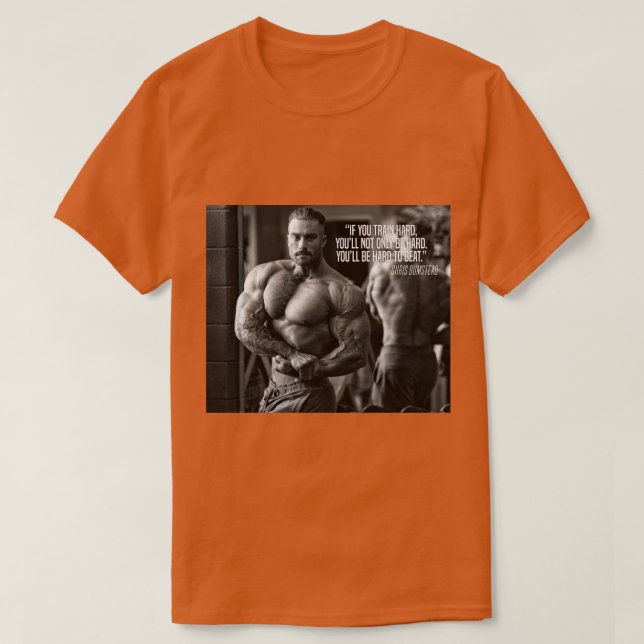 CAMISETA CHRIS BUMSTEAD - CITAÇÃO - CONSTRUÇÃO DE CORPO (Frente do Design)