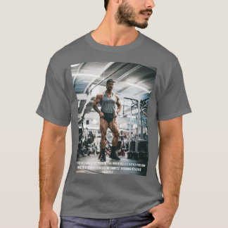 Camiseta Chris Bumstead Gym Motivation Poster Wall Art