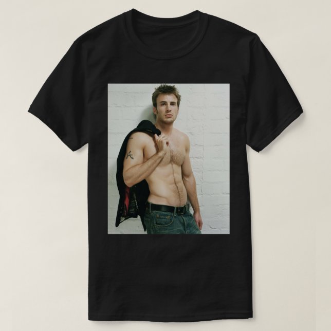 Camiseta chris evans 5 (Frente do Design)