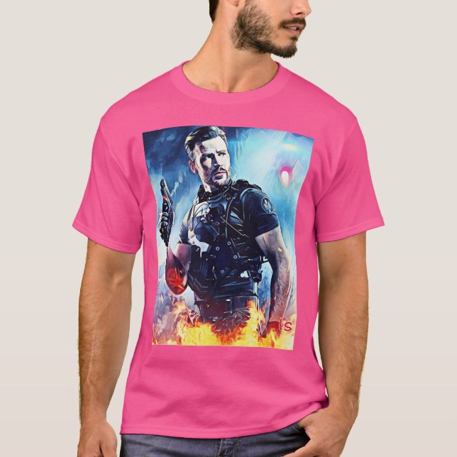 Camiseta Chris Evans Kids (Frente)