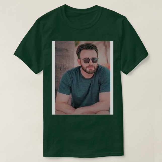 Camiseta Chris Evans Wallpaper (Frente do Design)