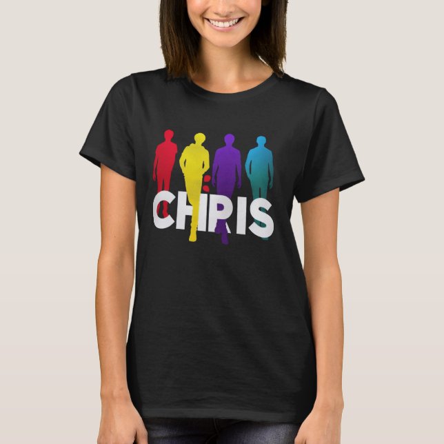 Camiseta CHRIS For Chris Personalised First Name 2024 For M (Frente)