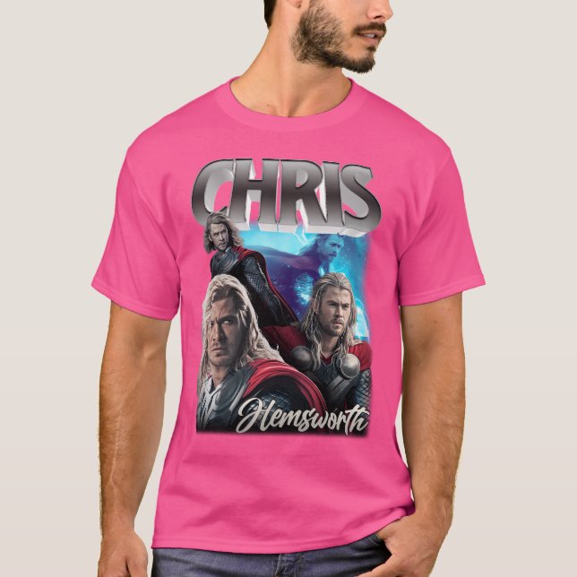Camiseta Chris Hemsworth Vintage Style (Frente)