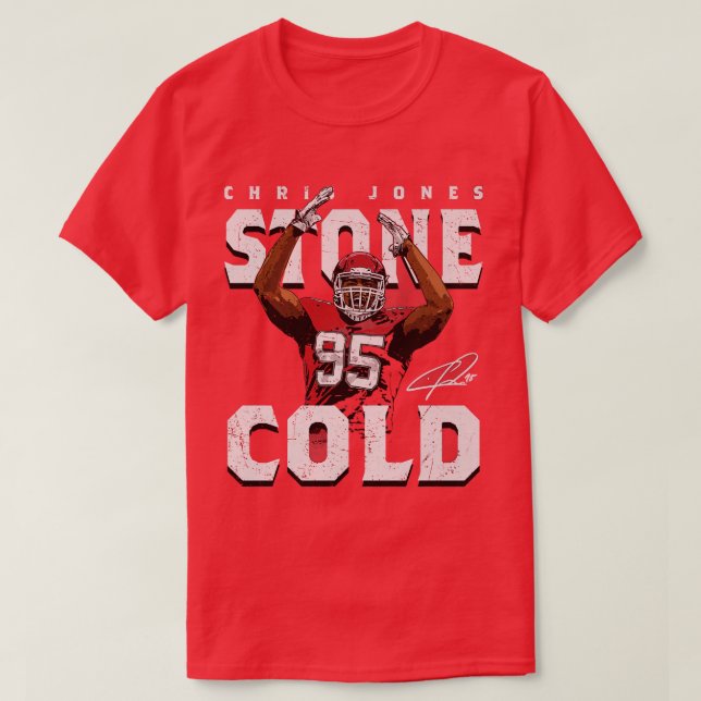 Camiseta Chris Jones Kansas City Stone Cold TSirt (Frente do Design)