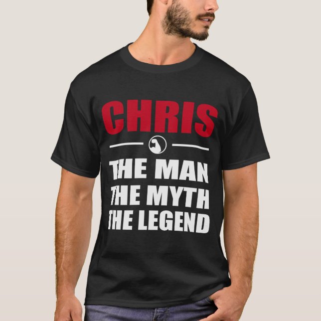 CAMISETA CHRIS O HOMEM A MITO A LENDA (Frente)