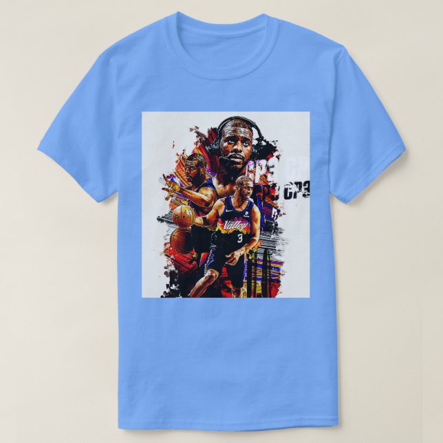 Camiseta Chris Paul 3 Basbol (Frente do Design)
