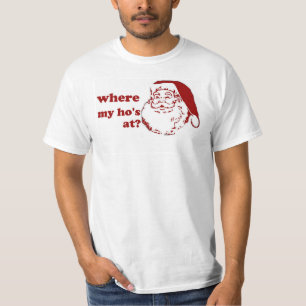 Camiseta Chrismas do Xmas onde meu Ho humor engraçado do