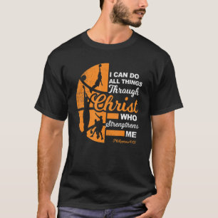 Camiseta Christian Athlete Apparel Sports Philippians 4 13