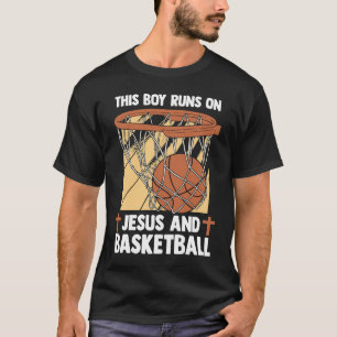 Camiseta Christian Baller Este Menino Corre Com Jesus E Bas