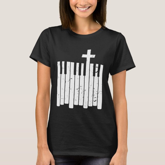 Camiseta Christian Banda Piano Rock Classic (Frente)