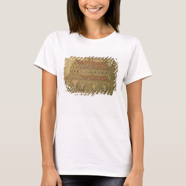 Camiseta Christian Basilica, pavimento mosaico, período rom (Frente)
