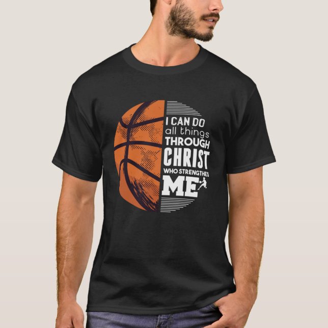 Camiseta Christian Basketball Christ (Frente)