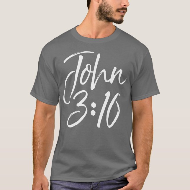 Camiseta Christian Bible Verse Gift Scripture Reference (Frente)