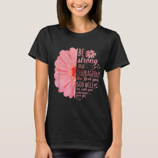 Camiseta Christian Bible Verse Joshua 19 Flower