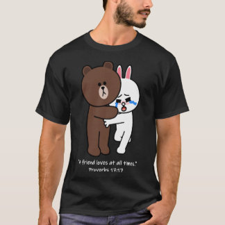 Camiseta Christian Brown Bear Bunny Coelho Cony Coelho Amig