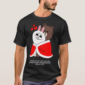 Camiseta Christian Brown Bear Cony Cony Coelho Coelho Marid