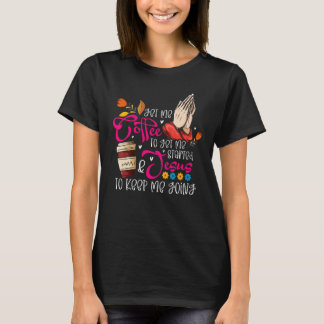 Camiseta Christian Coffee Jesus Religious Faith Prayer Hand