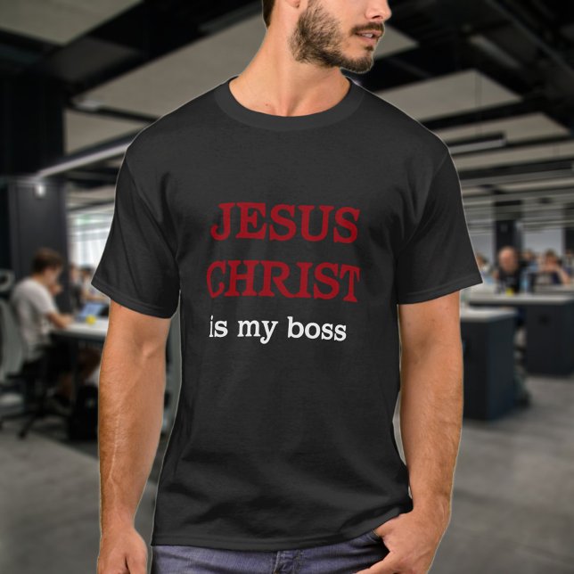 Camiseta Christian Cote Jesus Cristo É Minha Bíblia Chefe (Criador carregado)