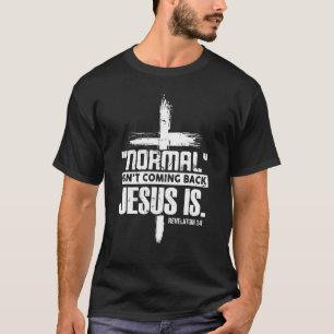 Camiseta Christian Cross Faith Cote Normal Não Está Chegand