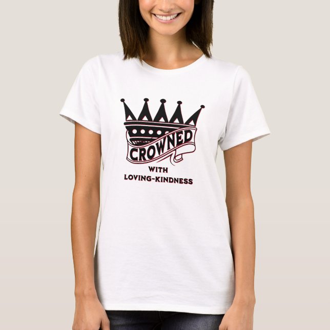 Camiseta Christian CROWNED Adorando gentileza (Frente)