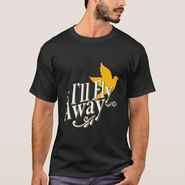 Camiseta Christian Dove Salvation Religious Hymn I'Ll Fly A (Frente)
