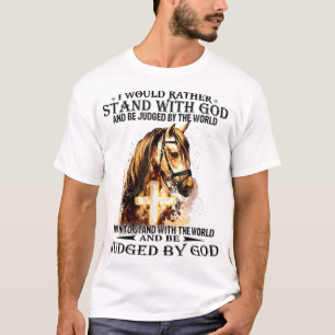 Camiseta Christian, Eu Preferencialmente Stand Com Meu Deus