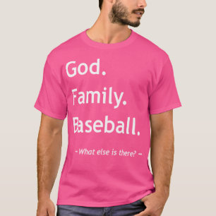 Camiseta Christian Faith Deus Família Baseball Jesus Christ