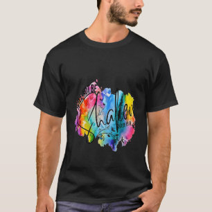 Camiseta Christian Faith I No Be Shaken Watercolor Bib