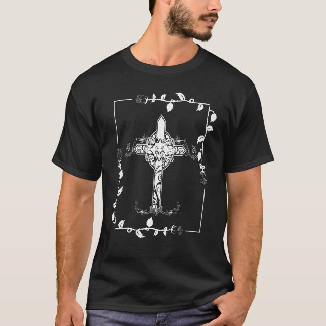Camiseta Christian Faith Jesus Catholic Religion Thorns and (Frente)
