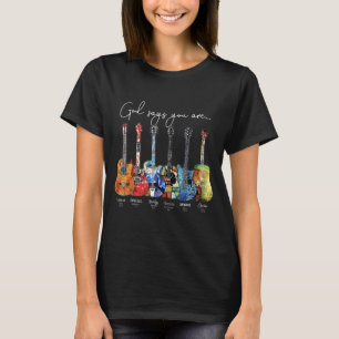Camiseta Christian Faith Jesus Violão Deus Diz Que Você É