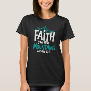 Camiseta Christian Faith Mover Montanhas Jesus Cristo Sa