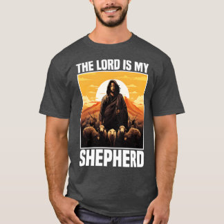 Camiseta Christian Gift O Senhor É Meu Pastor Salm 23 1