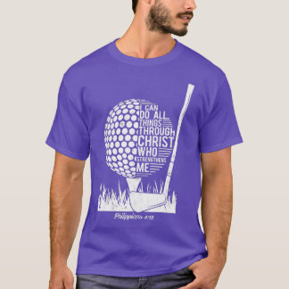 Camiseta Christian Golf Plyer Eu Posso Fazer Todas As Coisa