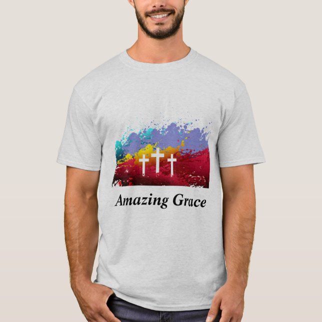 Camiseta Christian Good Friday atravessa uma graça incrível (Frente)