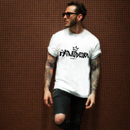 Camiseta Christian grafite do Reino