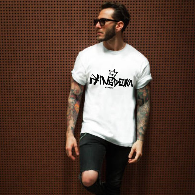 Camiseta Christian grafite do Reino (Criador carregado)