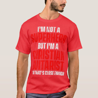 Camiseta Christian Guitarist Church Worship Guitar Player 1