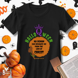 Camiseta Christian HALLOQWEEN afro Halloween