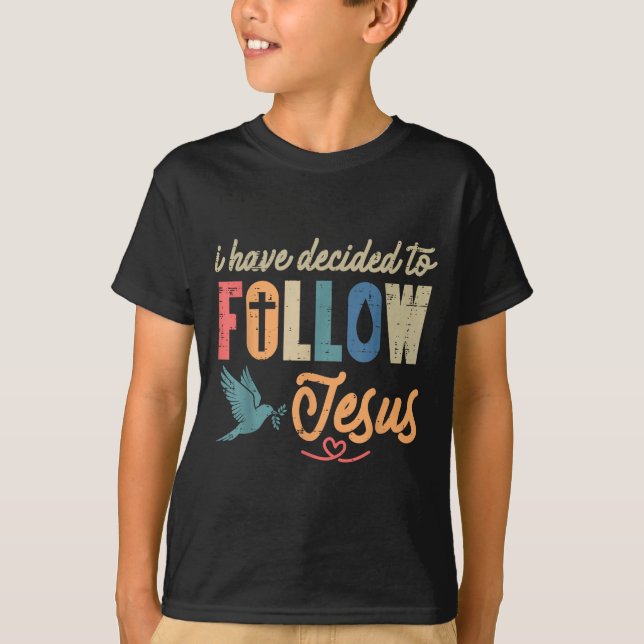 Camiseta Christian I Have Decided To Follow Jesus God Men W (Frente)