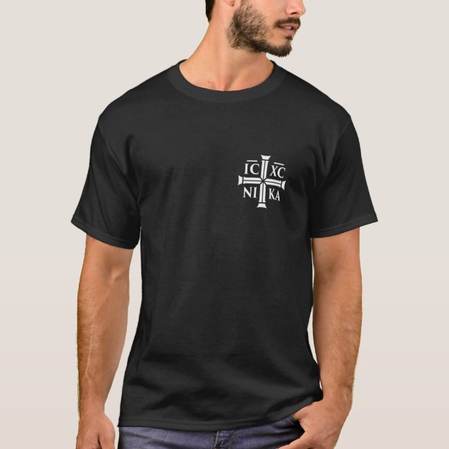 Camiseta Christian IC XC NIKA Ortodoxo Oriental (Frente)