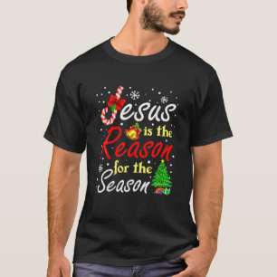 Camiseta Christian Jesus A Razão do Natal Parando o Paraí