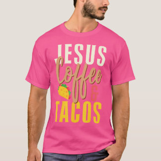 Camiseta Christian Jesus Coffee Tacos
