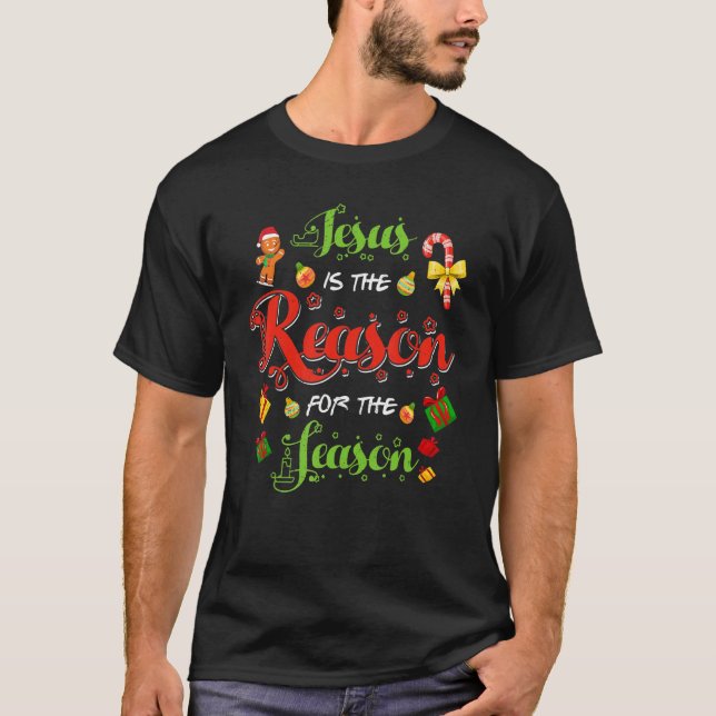 Camiseta Christian Jesus Reason Season Natal Stocks S (Frente)