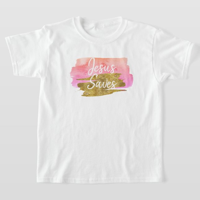 Camiseta Christian Jesus Saves (Postura )