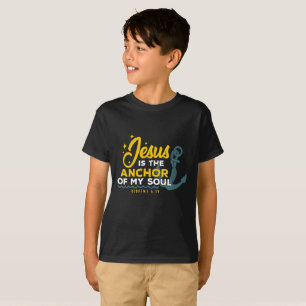Camiseta Christian Kids T-Shirt - Jesus É O Teto De Âncor