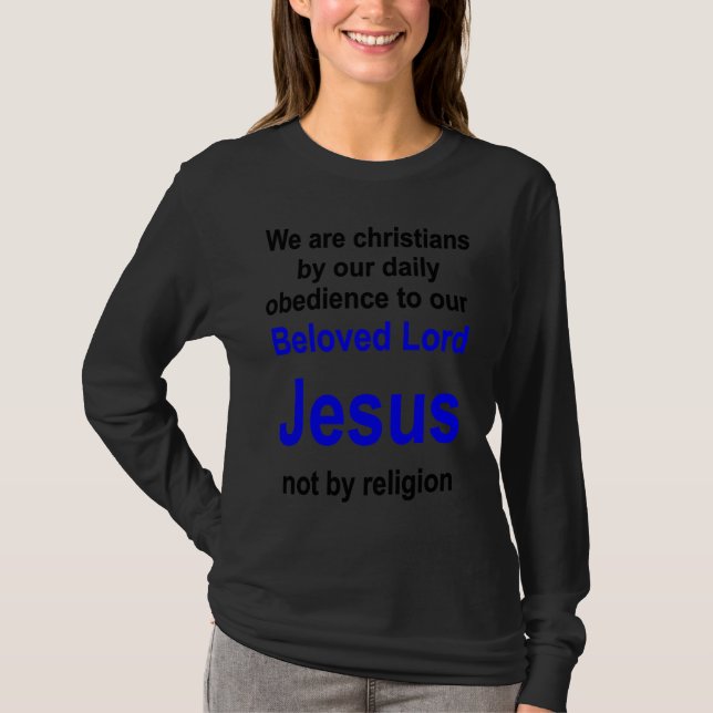 Camiseta Christian lifestyle Multilingual Series English ve (Frente)