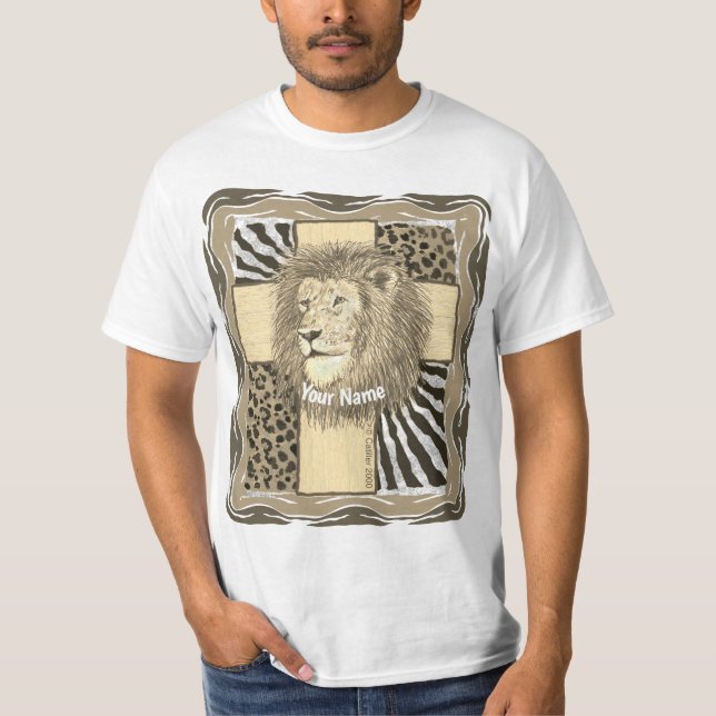Camiseta Christian Lion Cross (Frente)