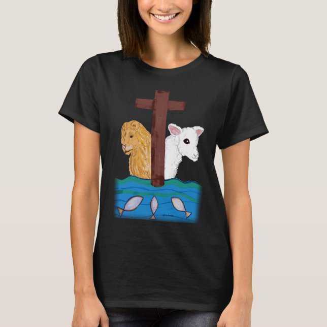 Camiseta Christian Lion e Lamb (Frente)